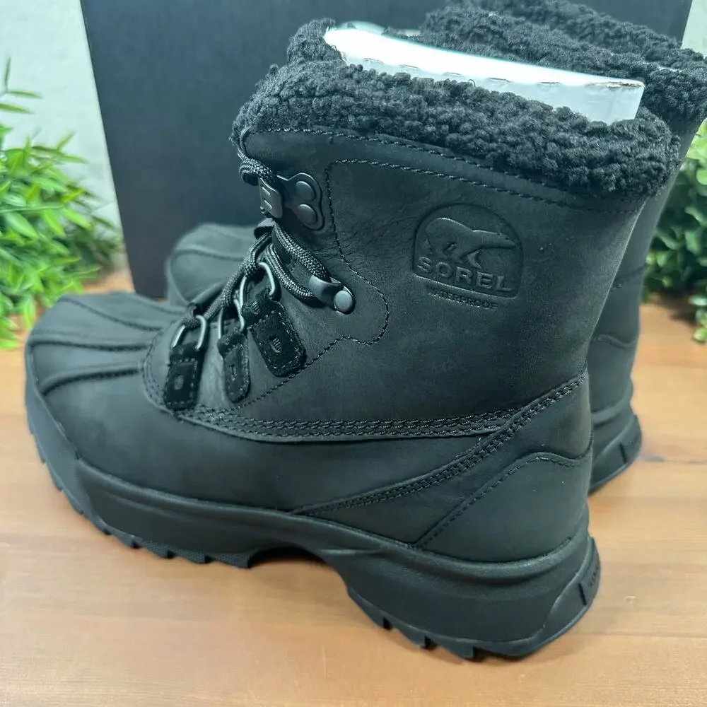 Sorel Men's Scout 87 LUX Waterproof Winter Boots Black Size 8